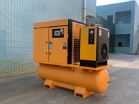 Compresseur d'Air à Vis Tout-en-un 7,5 kW 11 kW 15 kW 22 kW 30 CV Pression de Travail 8 bar 10 bar 12 bar 16 bar avec Réservoir et Sécheur