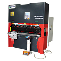 Presse plieuse CNC 100 tonnes, machine de pliage hydraulique, machine de pliage de tôle de 5 mm, barre de torsion manuelle, vis à billes personnalisée, CE
