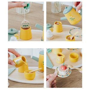 Jouets <span class=keywords><strong>de</strong></span> cuisine en bois pour filles avec des <span class=keywords><strong>jeux</strong></span> <span class=keywords><strong>de</strong></span> pulvérisation et un ensemble <span class=keywords><strong>de</strong></span> thé et <span class=keywords><strong>de</strong></span> gâteaux pour les enfants <span class=keywords><strong>de</strong></span> 5 à 7 ans, jeu éducatif - Product Image 6