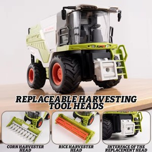 2,4G aleación 1/24 6CH electrónico <span class=keywords><strong>RC</strong></span> coche camión pulverización <span class=keywords><strong>Control</strong></span> remoto granja maíz cosechadora Tractor juguetes conjunto para niños - Product Image 2