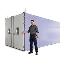 Chambre climatique à design spécial pour température et humidité constantes 18m³ -40~150°C, écran tactile HMI, 380V, haute précision