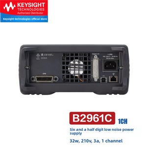 แหล่งจ่ายไฟแบบเสียงรบกวนต่ำของ Keysight Technology ความละเอียดหกหลักครึ่ง B2961C/B2962C ผลิตในประเทศจีน - Product Image 3