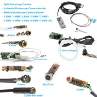 Modul Kamera Endoskop Industri Mini 7.0MM 1080P 60FPS FHD OV2740 Sudut Lebar 120 Derajat 8 LED untuk Android, Harga Pabrik