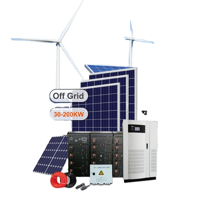10kw Solar Power System Off-grid 10 Kw 12kw 15kw 20kw Solar Panel Kit Solar Energy System 200Ah Lithium Inverter Battery Bank