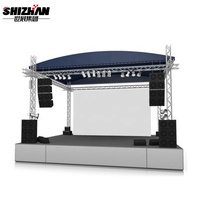 Système de treillis d'éclairage DJ pour événements extérieurs, conception personnalisée, en aluminium, pour stades et concerts, portable, pliable, certifié TUV pour utilisation sur scène