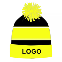 Bonnet en coton brodé avec logo personnalisé pour hommes et adultes doublée de satin pour le tricot