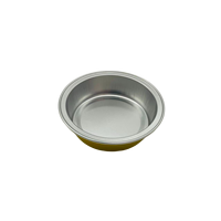Gobelets de cuisson en aluminium résistants aux hautes températures avec couvercles, capacité 40 ml, qualité alimentaire, jetables pour pouding et desserts