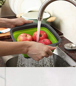 Nuevo estilo de colador multifunción para fregadero, tazón para lavar alimentos, cesta de drenaje para frutas y verduras de plástico. - Product Image 3