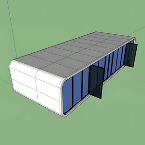 Phong cách Châu Âu thép Apple cabin cho siêu thị tự phục vụ kiốt và quán cà phê nhanh chóng cài đặt 5 năm bảo hành - Product Image 1