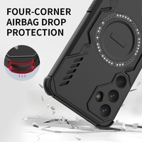 Nouvelle Coque de Téléphone Robuste Anti-Choc en PC TPU pour Samsung A55 A56 A36 A16 A26 A06 S25 S26 Ultra, Housse Arrière Magnétique de Protection