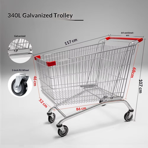 Chariot de courses à <span class=keywords><strong>grande</strong></span> capacité, durable, <span class=keywords><strong>livraison</strong></span> rapide, logo personnalisé, chariot de présentation pour épicerie, chariot de sol - Product Image 5