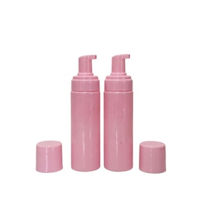 Custom <b>Empty</b> Cosmetic Packaging Green Pink PET <b>Plastic</b> Foam Dispenser Pump Screw Cap Soap Cleanser <b>Bottle</b> - Product Image 5