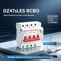 DELIXI Interruptor Automático Miniatura (MCB) al por Mayor DZ47 6kA 230V Curva C 1P Riel DIN a Granel Bajo Precio OEM Directo de Fábrica Promocional