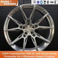 Jantes de voiture de luxe en alliage forgé monobloc GUDE, 1 pièce, brossées, 5x114.3 5x130 5x120 5x112, personnalisées pour Lexus Sf90 Audi BMW