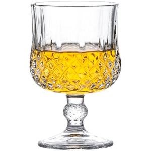 Verres à vin en cristal gravés de diamant en relief vintage mariage pour flûtes à <span class=keywords><strong>champagne</strong></span> en forme de verre à eau en carton - Product Image 4