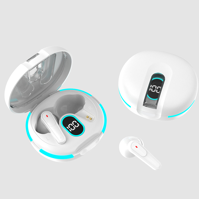 Plus 60 In-Ear ANC Wireless Earbuds 35dB Active Noise Cancelling HiFi Stereo Sound for 5.4 LED Indicator
