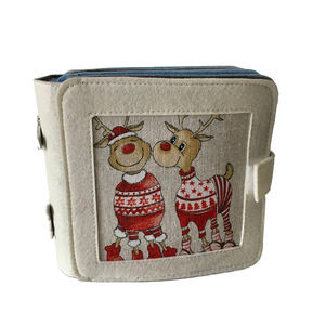 Cadeaux de Noël OEM d'usine, livre d'activités en feutre silencieux, jouet éducatif <span class=keywords><strong>Montessori</strong></span> pour bébés de <span class=keywords><strong>6</strong></span> <span class=keywords><strong>mois</strong></span> et plus, premiers jouets pour tout-petits, personnalisé - Product Image 3