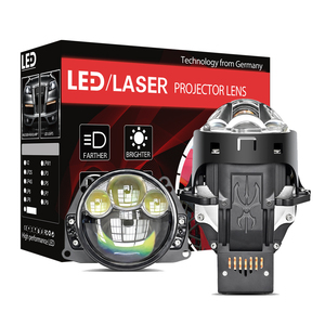 Xenplus ที่ดัดแปลงอัตโนมัติเลนส์ไฟหน้า LED แบบ Bi 3.0กำลังสูง90W 6500K 35000LM สูงเลนส์ไฟหน้า LED ลำแสงต่ำสำหรับหลอดไฟ H4รถยนต์ - Product Image 1