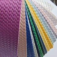 Cuir synthétique PVC tissé, aspect coton, avec doublure polaire, motif imprimé, imperméable, pour sièges de voiture, coussins, sacs à bagages, décoration