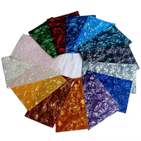 Vente en gros de feuilles de plastique en nacre et celluloid pour le revêtement de tambours, instruments de musique et artisanat