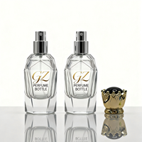 Flacon de parfum de luxe Explosive Models 30ml 50ml, flacon de parfum vide avec vaporisateur, couleur et logo personnalisés avec boîte d'emballage
