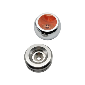 Mini-prisme en cuivre de 25,4 mm avec base magnétique pour la topographie de pistes et de sentiers, mini-prisme de mesure magnétique - Product Image 4