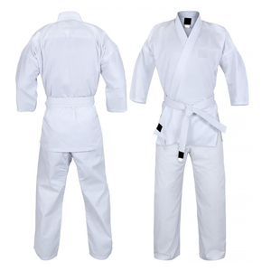 Top Trending Professional Venta al por mayor Trajes de Karate LOGOTIPO personalizado Venta caliente Etiqueta privada Ropa de artes marciales 100% Algodón Transpirable - Product Image 3