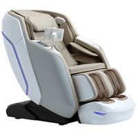 Jingtop Luxe Pliable Commande Vocale Coque ABS Thaïlandaise Électrique Extensible Shiatsu Pétrissage du Dos Corps Entier Gravité Zéro 4D
