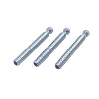 China Factory Price Steel Left Hand Threaded Screw Rod With Hole M4