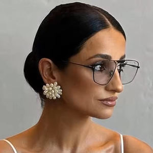 Gafas de Sol Unisex de Estilo Piloto de Lujo 2025, Cuadradas, Sólidas, Vintage, Transparentes, Anti Luz Azul, Ligeras, para Juegos, UV400, Poligonales, Modernas - Product Image 4