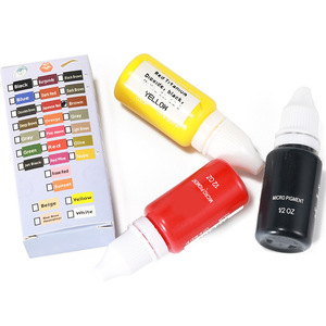 หมึกไมโครเบลดดิ้งออร์แกนิคกึ่งถาวร 15 มล. สีสำหรับสักคิ้วสำหรับผู้เริ่มต้น - Product Image 4