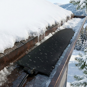 Tapis chauffant électrique pour gouttières, système de dégivrage de toiture, prévention des barrages de glace, tapis chauffants extérieurs en PVC pour la fonte de la neige - Product Image 6