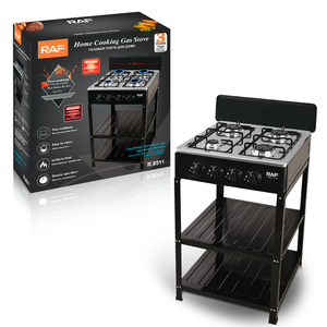 Appareils de cuisine RAF R.8511, cuisinière à gaz à quatre brûleurs, accessoires pour cuisinières à gaz, cuisinière à gaz 4 brûleurs à vendre - Product Image 5