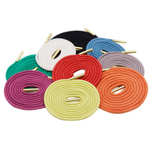 Cordones de algodón encerado de color sólido con cabeza metálica de 3.5mm al por mayor de fábrica, repuesto para <span class=keywords><strong>botas</strong></span> Martin y <span class=keywords><strong>botas</strong></span> de trabajo de cuero - Product Image 2
