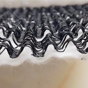 Tapis de drainage géosynthétique composite avec noyau 3D et géotextile non tissé pour mur de soutènement et drainage de fondations souterraines - Product Image 6