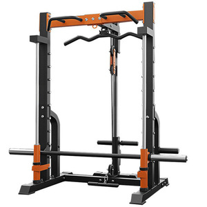 Ensemble de fitness pour la maison : Rack à squats, Rack de musculation, Barre d'haltères, Machine Smith, Appareil abdominal et pectoral - Product Image 1