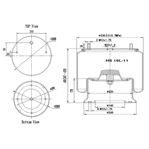 Phụ tùng hệ thống treo xe tải New H4813 4023NP03 W01-M58-6348 1R14-729, bao gồm cả túi khí cao su - Product Image 5