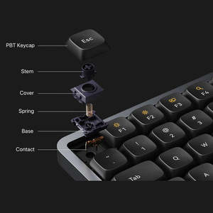 Interruptores de perfil bajo <span class=keywords><strong>Kailh</strong></span> Full POM Teclado mecánico interruptor de teclado mecánico personalizado - Product Image 6