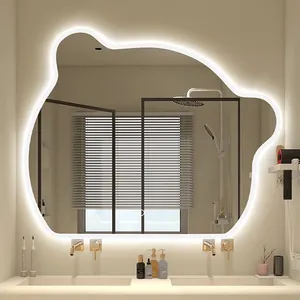 BOLEN 2022 новые роскошные зеркальные декоративные настенные зеркала в красивой форме со светодиодной подсветкой для домашнего декора