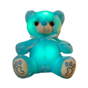 All'ingrosso moda LED luce-Up peluche orsacchiotti da notte per bambini giocattoli imbottiti in cotone PP imbottitura fodera in maglia per le occasioni di compleanno - Product Image 3