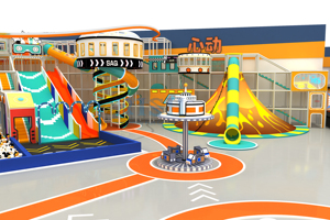 Centre de divertissement pour enfants à haute capacité ludique, <span class=keywords><strong>parc</strong></span> d'attractions, <span class=keywords><strong>parc</strong></span> de trampolines pour sauter et courir, équipement de terrain de jeu intérieur souple - Product Image 3