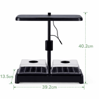Mini système de culture hydroponique de bureau moderne, lampe de culture LED, jardinière intelligente, kit de germination pour plantes aromatiques et fleurs d'intérieur