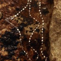 Bracelet en argent sterling avec perles de disque audacieuses plaqué or 18 carats, accessoires de mode pour femmes personnalisés