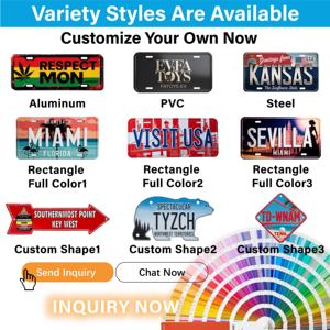 <span class=keywords><strong>Precio</strong></span> de fábrica, diseño personalizado, recuerdo turístico de aluminio en relieve, matrícula de coche, matrícula <span class=keywords><strong>personalizada</strong></span> a prueba de intemperie - Product Image 3
