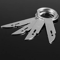 Nouvel arrivage de cadenas de serrurier 4 pièces outils de déverrouillage de mot de passe clés de verrouillage fournitures de serrurier Combo Lock Bypass Tool