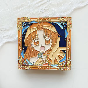 Pin Enamel lembut mutiara gradien kartun kreatif grosir Pin Enamel kustom - Product Image 6