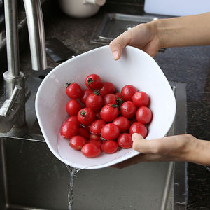 PP bát không thể phá vỡ nhựa phục vụ súp bát đa mục đích trắng vuông nhựa Bát PP đồ ăn Bát - Product Image 4