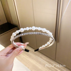 Serre-tête coréen en perles, style princesse, polyvalent, rétro, accessoire de coiffure féerique, très tendance chez les influenceurs - Product Image 4