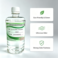 Agent de fixation de couleur pour fourrure et cuir SX8829, fixateur écologique vert pour l'assemblage de fourrure sur vêtements, lavage à la main et en machine disponible