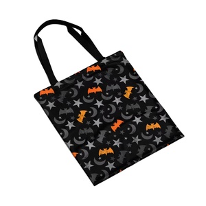 DLBZ Customized Halloween Heavy Duty Eco-friendly Reusable Recycled Canvas Cotton <b>Rope</b> Tote Shopping <b>Bag</b> for Outdoor Use - Product Image 1